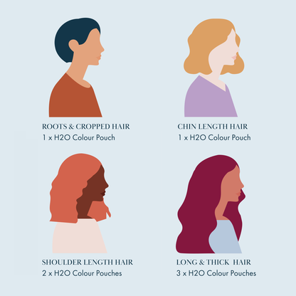 MEDIUM BURGUNDY BROWN 4/6 - H2O HAIR COLOUR