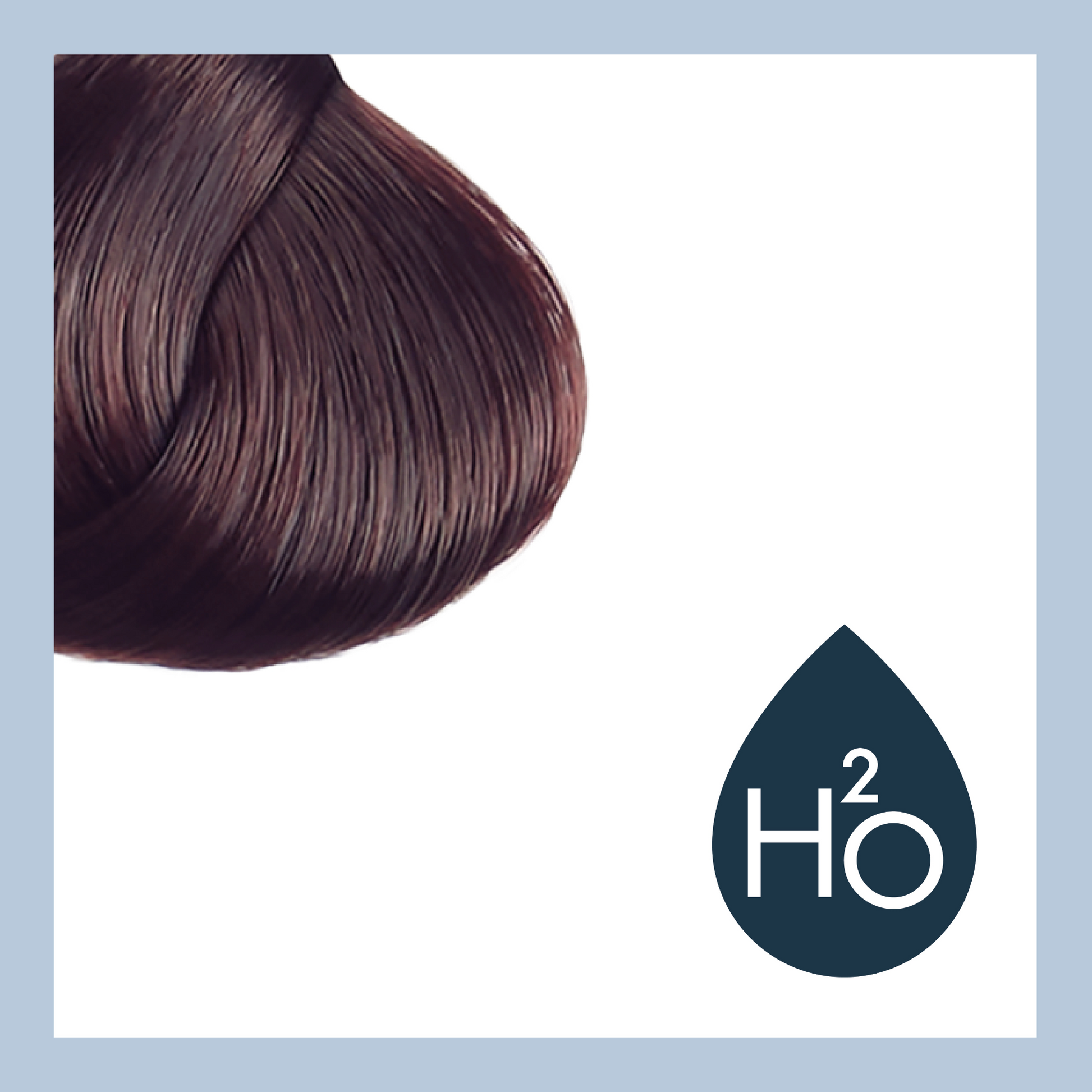 Light Burgundy Brown H2O Natural Hair Dye