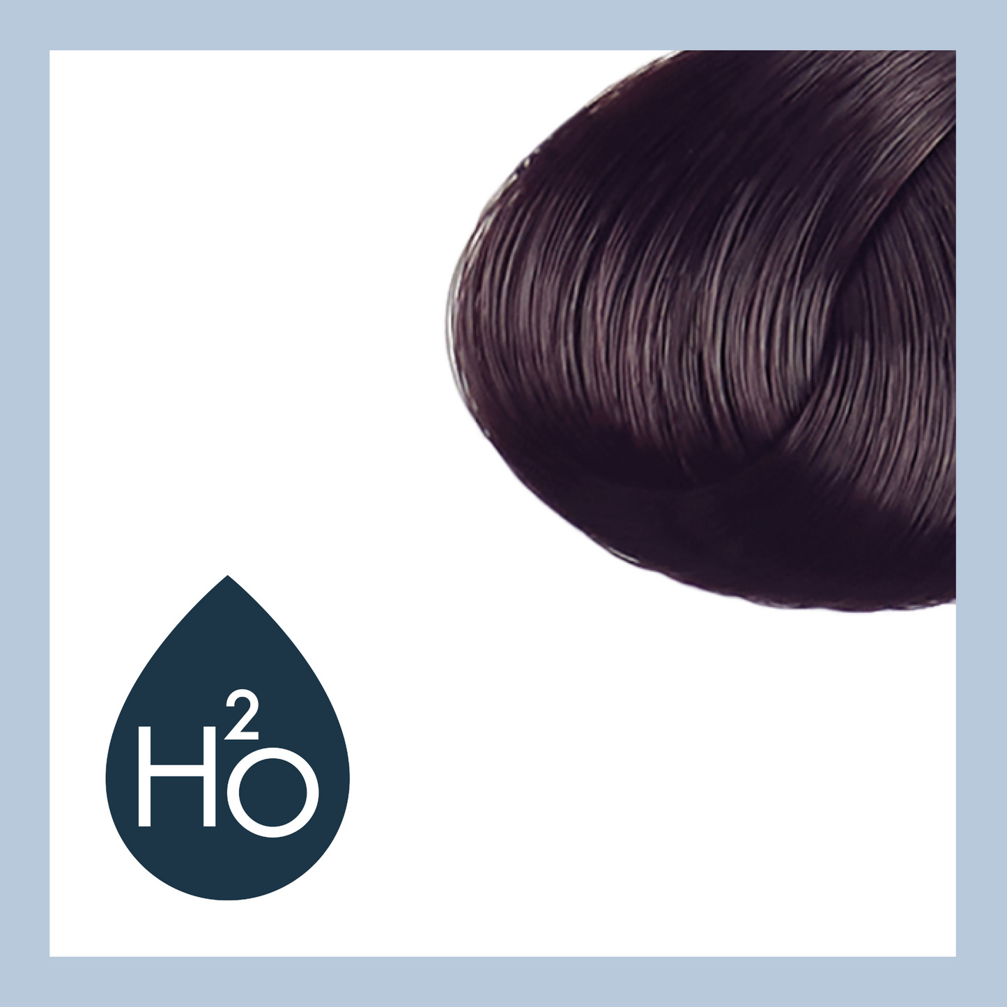 Medium Burgundy Brown H2O Natural Hair Dye